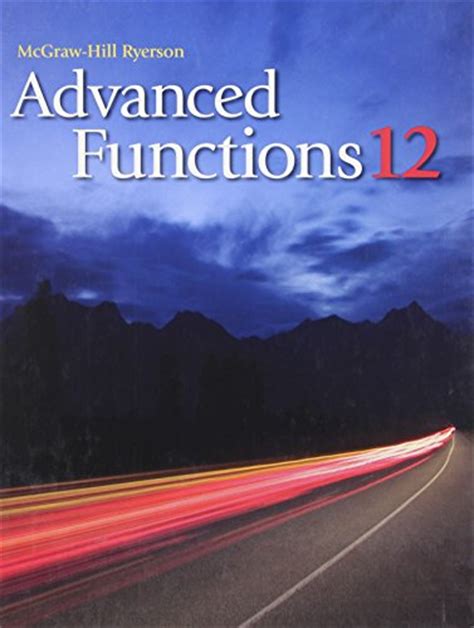 Read Mcgraw Hill Ryerson Advanced Functions 12 Solutions 