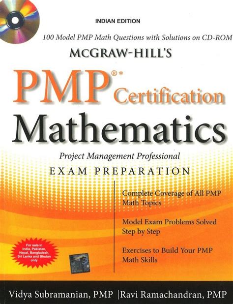 Read Online Mcgraw Hills Pmp Certification Mathematics With Cd Rom 