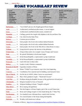 Full Download Mcgraw Roman Civilization Vocabulary Answers 