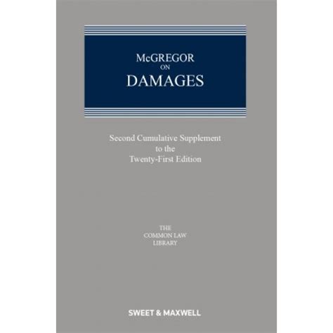 Full Download Mcgregor On Damages 