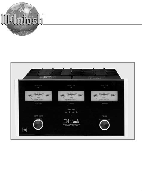 Download Mcintosh Mc207 User Guide 