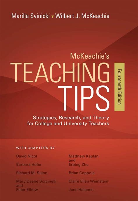 Full Download Mckeachie S Teaching Tips Strategies Research And Theory For College And University Teachers 