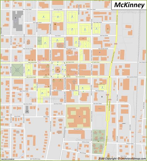 mckinney texas map