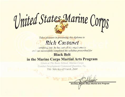 Full Download Mcmap Black Belt Certificate 