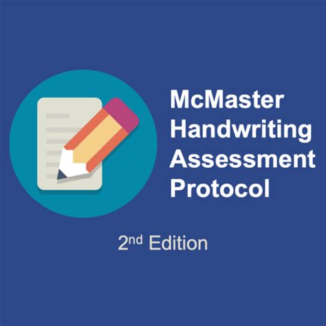 Mcmaster Handwriting Assessment Protocol 2nd Edition Pdf