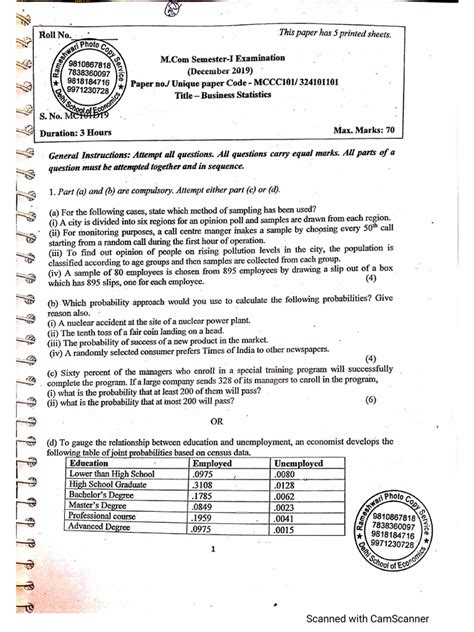 Mcom Final Year Question Paper Ksou Mysore