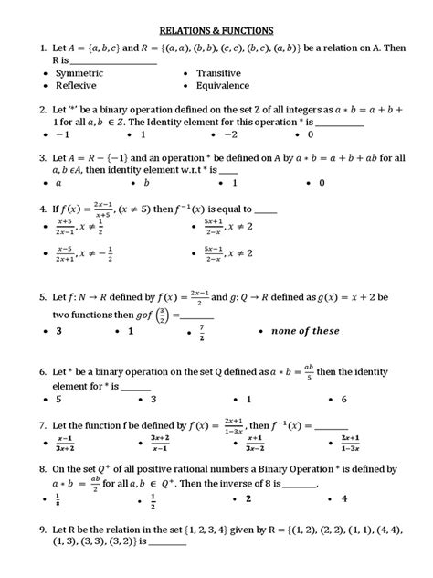 Mcq For Partition Functions