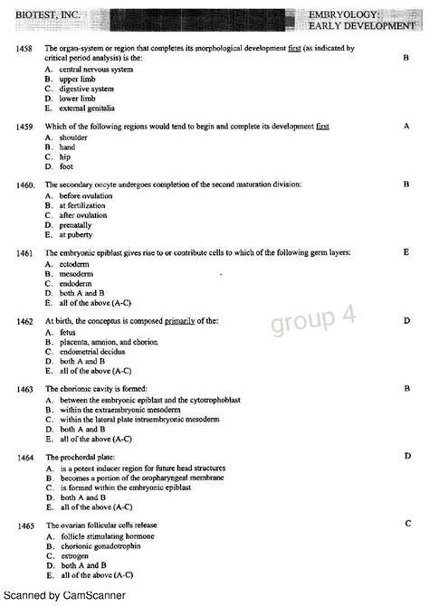 mcq on human embryology with answer bing