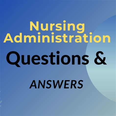 Mcq On Nursing Administration