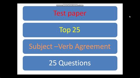 Mcq On Subject Verb Agreement   Subject Verb Agreement Mcq Questions Class 10 8211 - Mcq On Subject Verb Agreement