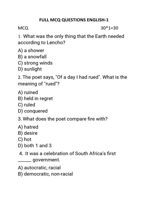 Mcq Question And Answer On Organization Theory