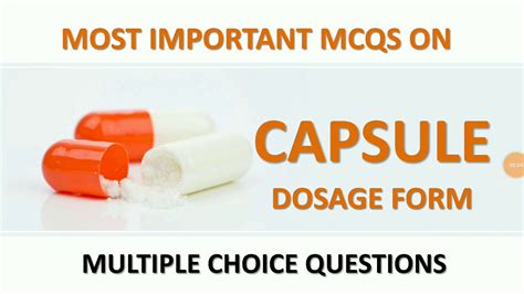 Read Mcq On Capsules 