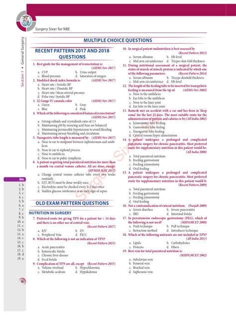 Mcqs In General Surgery For Undergraduates Bing