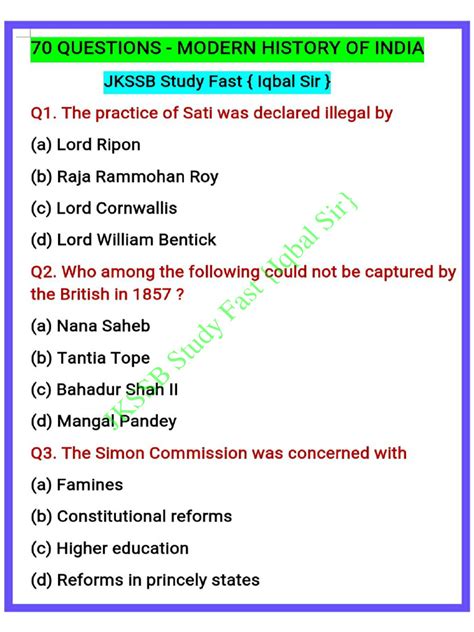 Mcqs Of History With Answer