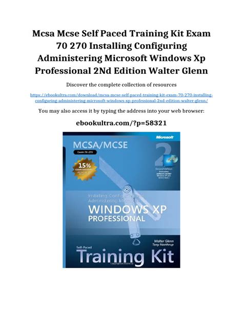 Mcsa Mcse Self Paced Training Kit Exam 70 290 Managing And Maintaining A Microsoftr Windows Server 2003 Environment
