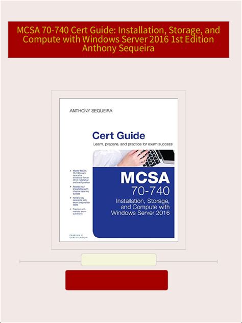 Full Download Mcsa 70 740 Cert Guide Installation Storage And Compute 