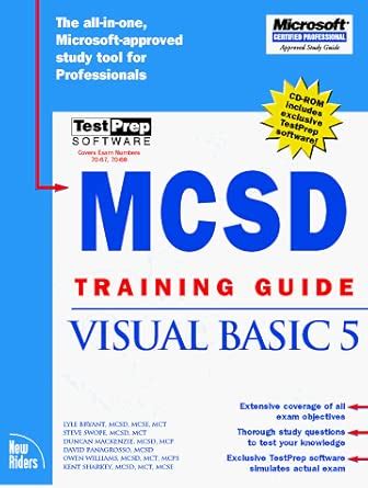 Mcsd Training Guide Visual Basic 5 Training Guides