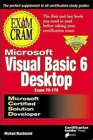 mcsd visual basic 6 desktop exam cram exam cram coriolis books