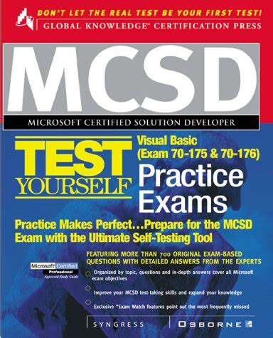 Mcsd Visual Basic Test Yourself Practice Exams