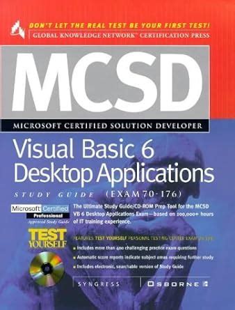 Read Mcsd Visual C 6 Desktop Applications Study Guide Exam 70 016 