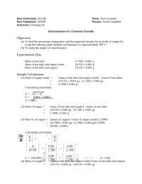 mdc chem 1045 lab exercise answers