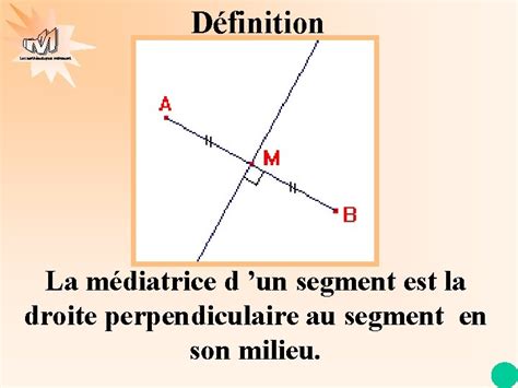 Médiatrice D'un Segment