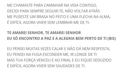 Me Chamaste Para Caminhar