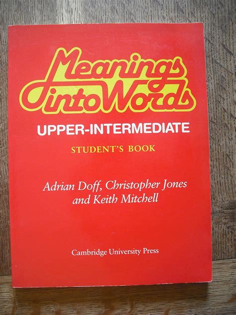 Meaning Into Words Upper Intermediate Workbook Answers