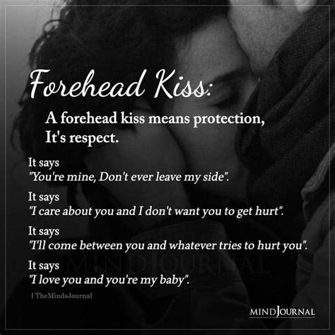 meaning of kiss on forehead