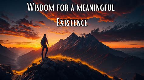 meaningful existence