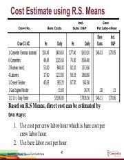 Means Cost Data