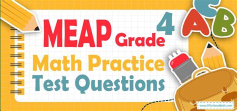 Meap Practice Test 2013 4th Grade