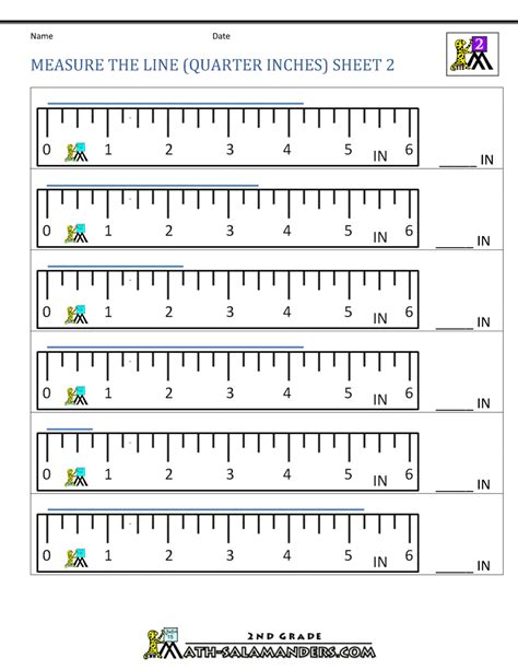 Measure Length In Inches Printable Math Worksheet Splashlearn Measurement Worksheet Inches - Measurement Worksheet Inches