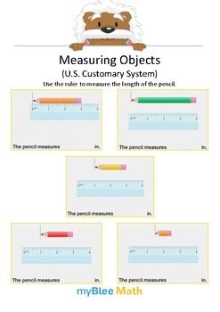 Measure Lengths Myblee Math Measure Objects Worksheet - Measure Objects Worksheet