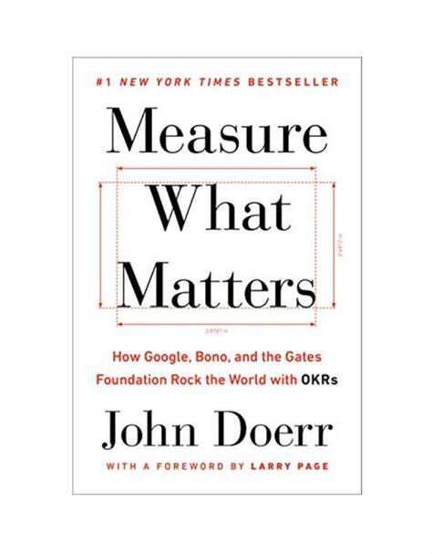 measure what matters how google bono and the gates