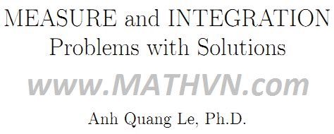 Download Measure And Integration Problems With Solutions 