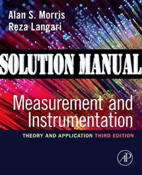Measurement And Instrumentation Principles Solution