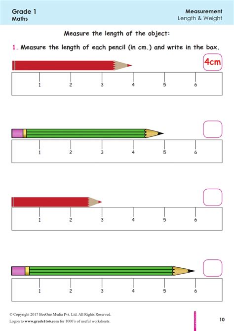Measurement Grade 1 Essential Skills Measurement For Grade 1 - Measurement For Grade 1