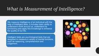 Measurement Of Intelligence