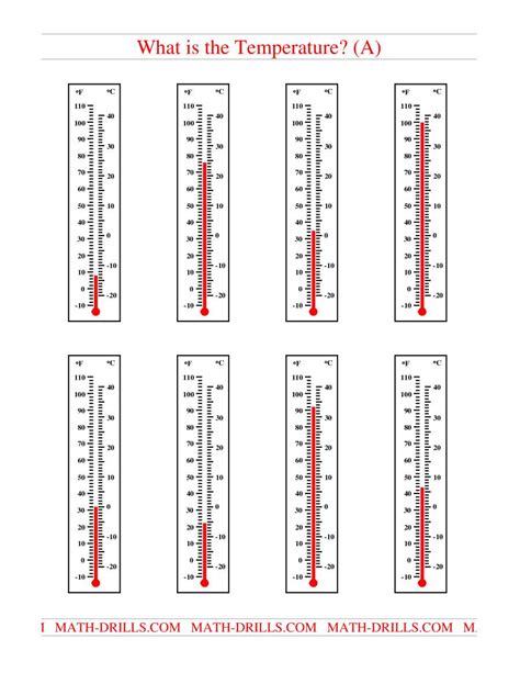 Measurement Worksheets Math Drills Temperature And Its Measurement Worksheet - Temperature And Its Measurement Worksheet