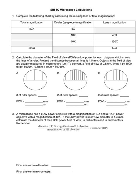 Measurements And Calculations Worksheet 1 Docslib Measurements And Calculations Worksheet - Measurements And Calculations Worksheet