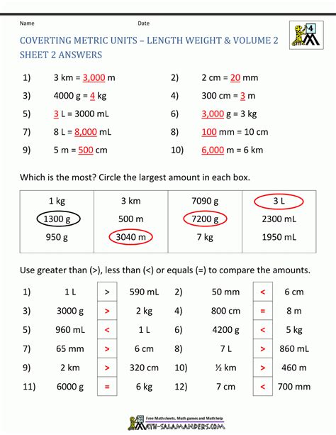 Measurements Exercise Live Worksheets Measurement Equivalents Worksheet - Measurement Equivalents Worksheet