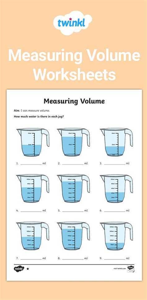 Measures Of Volume Worksheets Easy Teacher Worksheets Measuring Liquids Worksheet Answers - Measuring Liquids Worksheet Answers