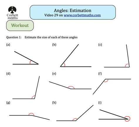 Measuring Angles Textbook Exercise Corbettmaths Measure Angles Protractor Worksheet - Measure Angles Protractor Worksheet