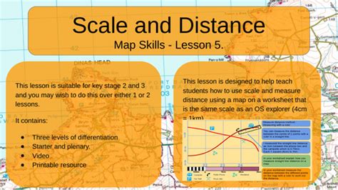 Measuring Distance Teaching Resources Scale And Distance Worksheet - Scale And Distance Worksheet