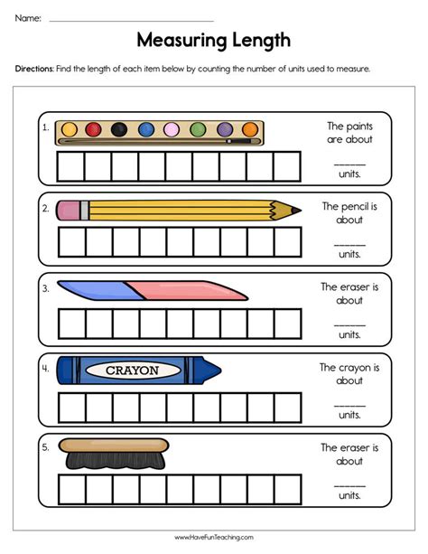 Measuring Length Worksheets Length Worksheets Kindergarten - Length Worksheets Kindergarten