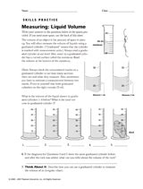 Measuring Liquid Volume Printable 6th 10th Grade Measuring Liquids Worksheet Answers - Measuring Liquids Worksheet Answers