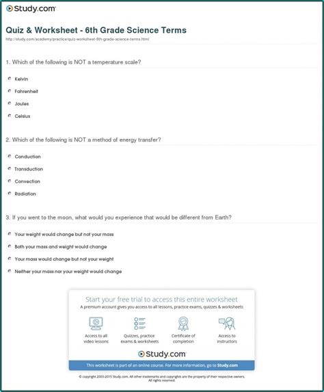 measuring up science answer key
