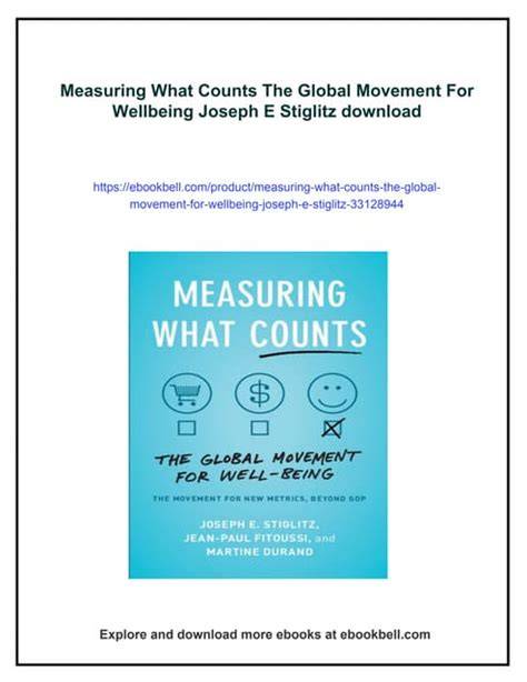 measuring what counts the global movement for wel