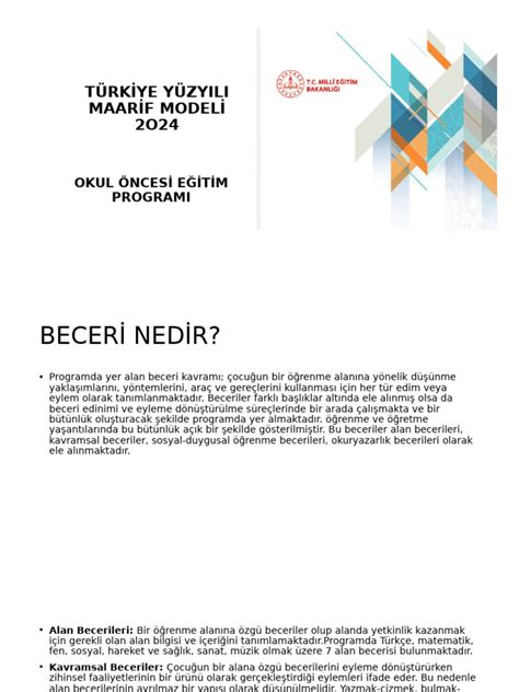 Meb Okul öncesi Eğitim Programı